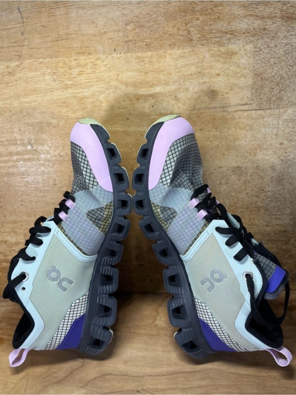 On Cloud X Shift LIGHTWEIGHT Womens Size 7 Running Shoes Sneakers Gray Purple - Picture 6 of 9